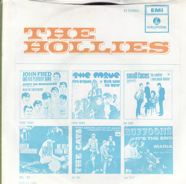 The Hollies : Jennifer Eccles (7", Single, 4-P)