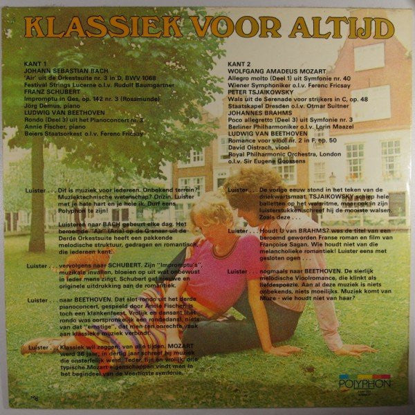 Various : Klassiek Voor Altijd (LP, Comp)