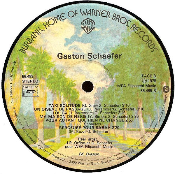 Gaston Schaefer : Gaston Schaefer (LP, Album)