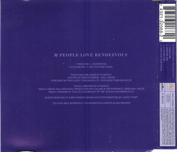 M People : Love Rendezvous (CD, Maxi)