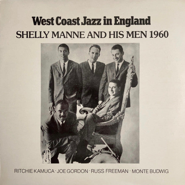 Shelly Manne & His Men : West Coast Jazz In England (LP, Album, Mono)