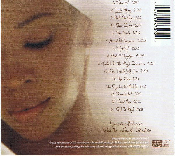 India.Arie : Voyage To India (CD, Album, RP)