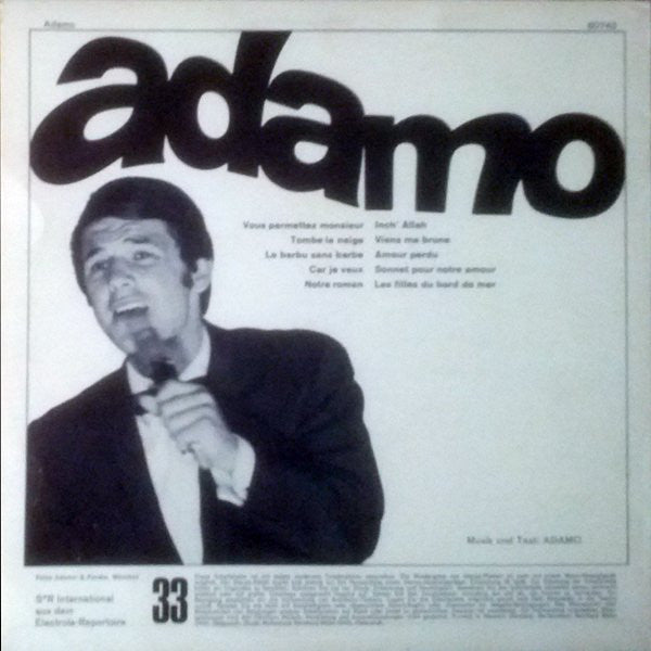 Adamo : Adamo (10", Comp)