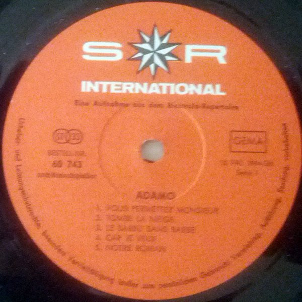 Adamo : Adamo (10", Comp)