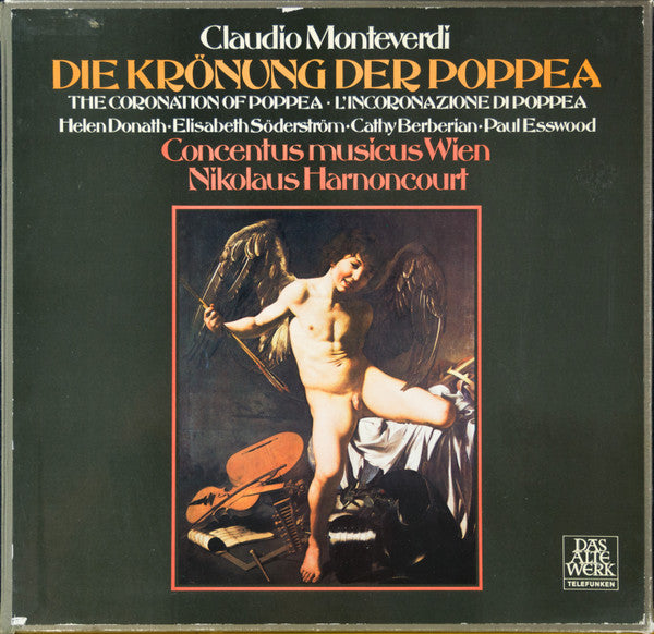 Claudio Monteverdi - Helen Donath • Elisabeth Söderström • Cathy Berberian • Paul Esswood, Concentus Musicus Wien, Nikolaus Harnoncourt : Die Krönung Der Poppea (5xLP + Box)
