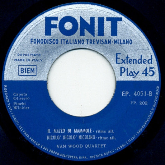 Van Wood Quartet : N. 5 (7", EP)