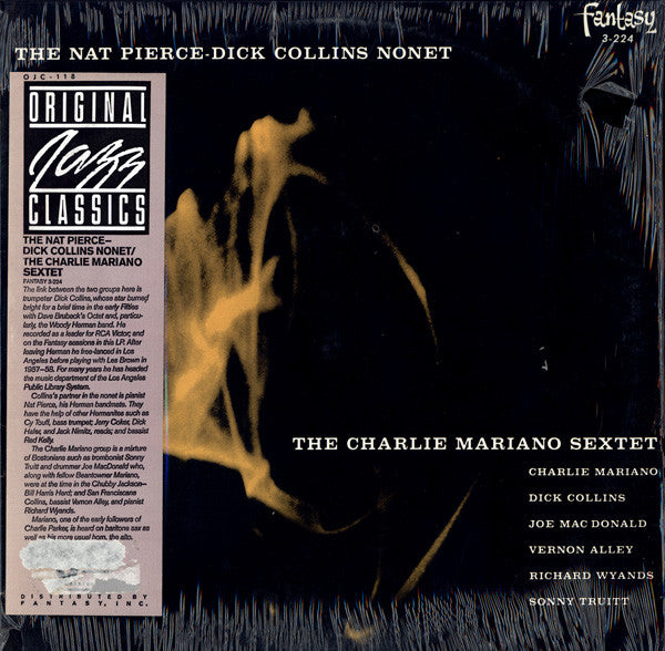 The Nat Pierce-Dick Collins Nonet / Charlie Mariano Sextet : The Nat Pierce-Dick Collins Nonet / The Charlie Mariano Sextet (LP, Comp, RE)