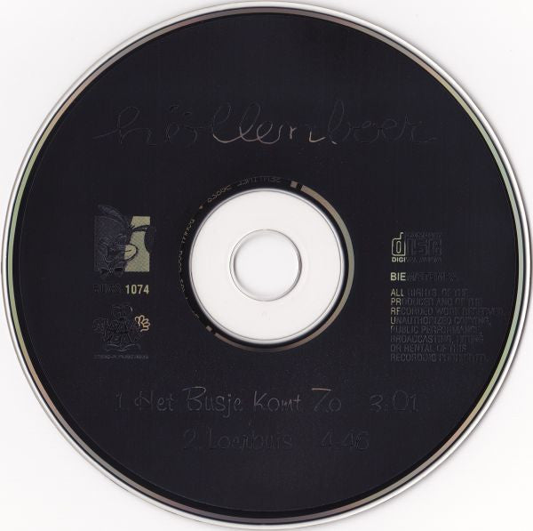 Höllenboer : Het Busje Komt Zo (CD, Single)
