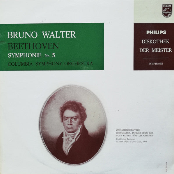 Bruno Walter, Columbia Symphony Orchestra, Beethoven* : Symphonie Nr. 5 C-Moll Op. 67 (10")
