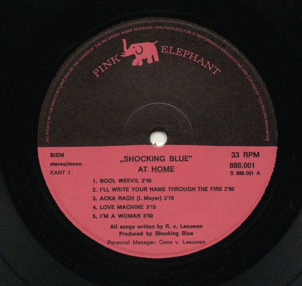 Shocking Blue : At Home (LP, Album, Gat)