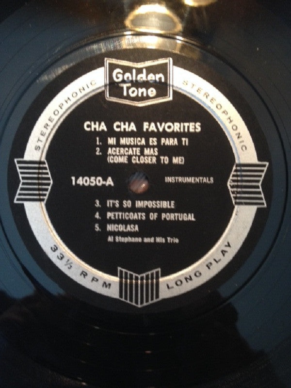 Al Stefano And His Trio : Cha Cha Favorites (LP, Album)