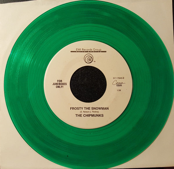 The Chipmunks : The Chipmunk Song / Frosty The Snowman (7", Jukebox, Gre)