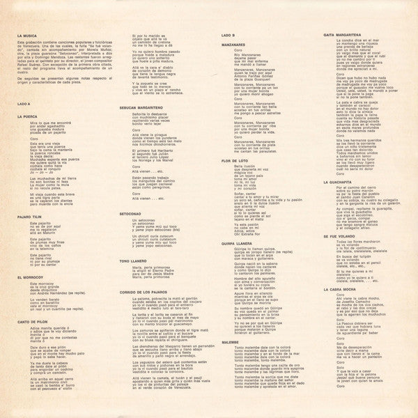 Quinteto Contrapunto : Folclore de Venezuela (LP, Comp)