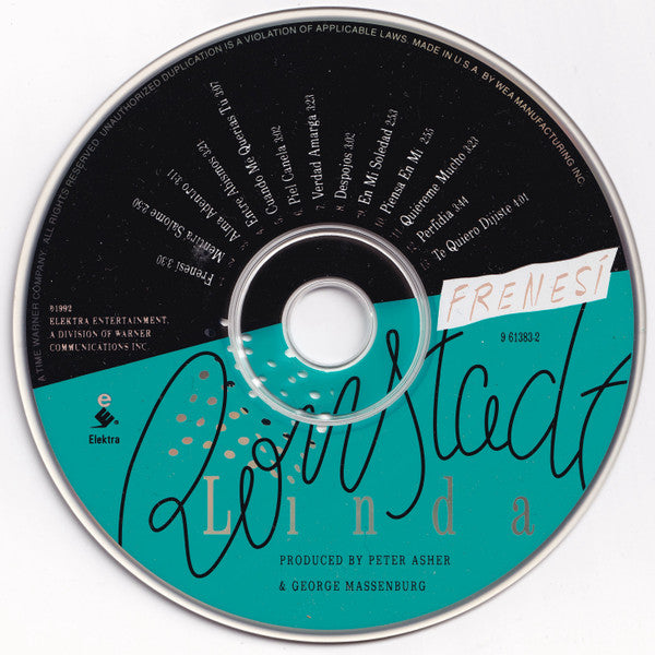 Linda Ronstadt : Frenesí (CD)