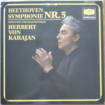 Ludwig van Beethoven, Berliner Philharmoniker, Herbert von Karajan : Symphonie Nr. 5 (LP, RE)