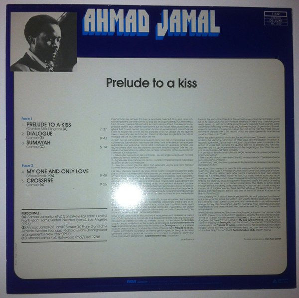 Ahmad Jamal : Prelude To A Kiss (LP, Album, Comp)