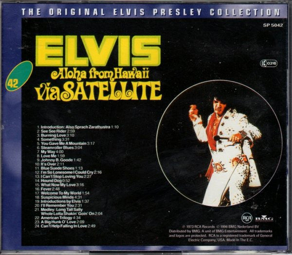 Elvis Presley : Aloha From Hawaii Via Satellite (CD, Album, RE)