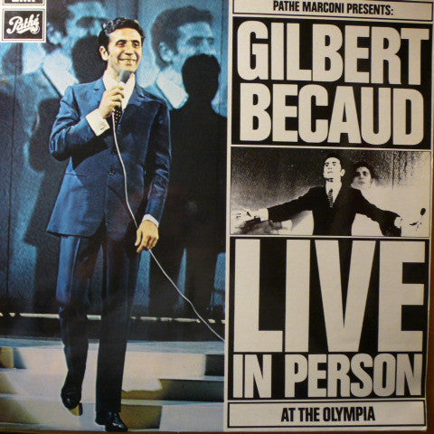 Gilbert Bécaud : Live In Person At The Olympia (LP)