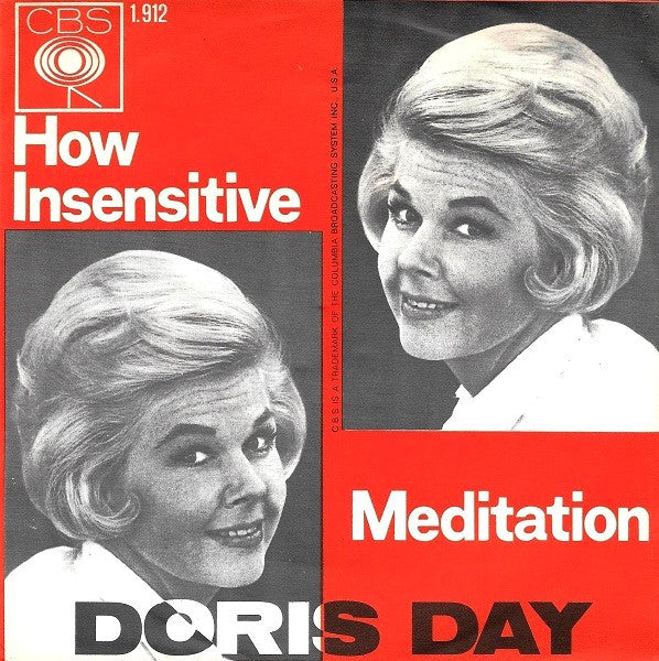 Doris day : How Insensitive / Meditation (7", Single)