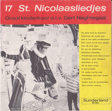 Groot Kinderkoor O.l.v. Gert Naghtegaal : 17 St. Nicolaasliedjes (7")