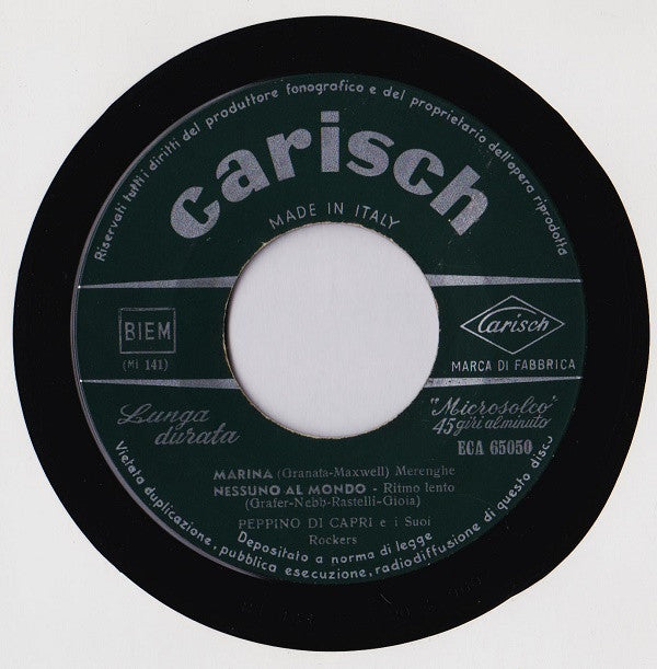 Peppino Di Capri E I Suoi Rockers : Voce 'E Notte (7", EP)