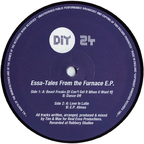 Essa : Tales From The Furnace E.P. (12", EP)