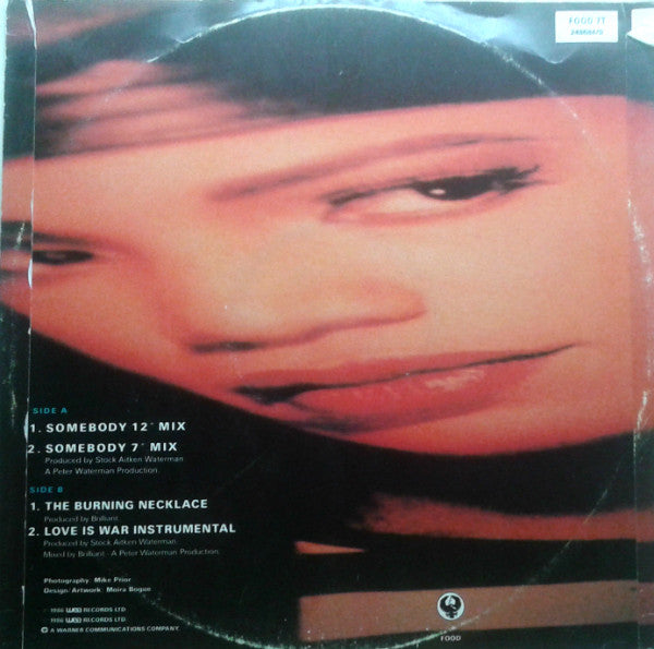 Brilliant : Somebody (12", Single)