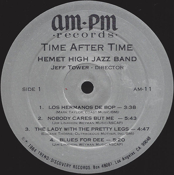 Hemet High School Jazz Ensemble : Time After Time (LP)