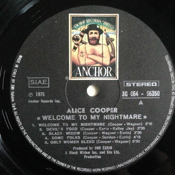 Alice Cooper (2) : Welcome To My Nightmare (LP, Album)