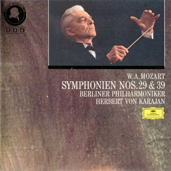 Wolfgang Amadeus Mozart / Berliner Philharmoniker, Herbert von Karajan : Symphonien Nos. 29 & 39 (CD, RE)