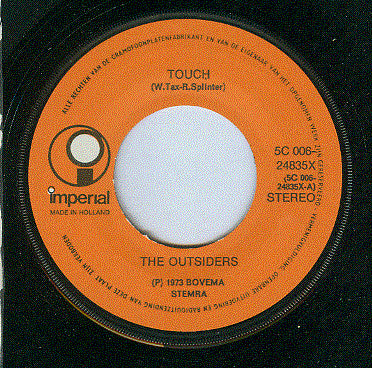 The Outsiders (5) : Touch  (7", Single)