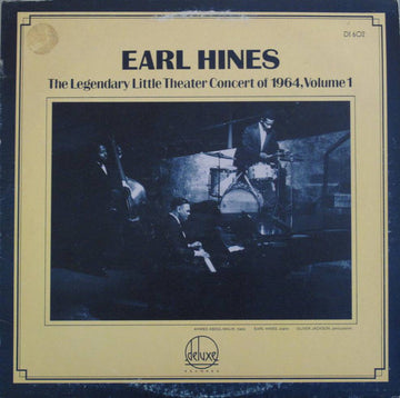 Earl Hines : The Legendary Little Theater Concert Of 1964, Volume 1 (LP, Album)