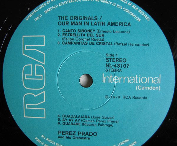 Perez Prado And His Orchestra : Our Man In Latin America (LP, Album, RE)