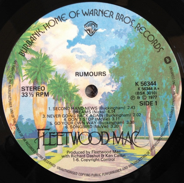 Fleetwood Mac : Rumours (LP, Album)