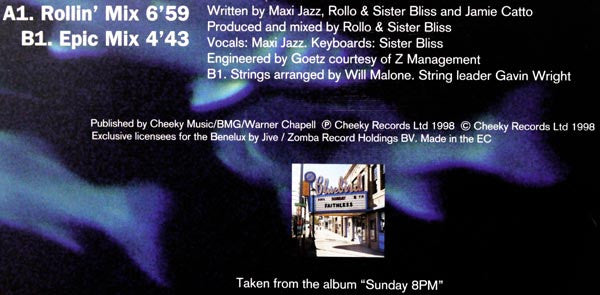 Faithless : Take The Long Way Home (12")