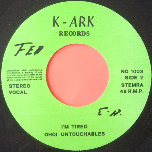 James & Bobby Purify / Ohio Untouchables : You Can't Keep A Good Man Down / I'm Tired (7", Single)