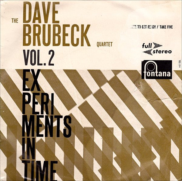 The Dave Brubeck Quartet : Experiments In Time - Vol. 2 (7", EP)