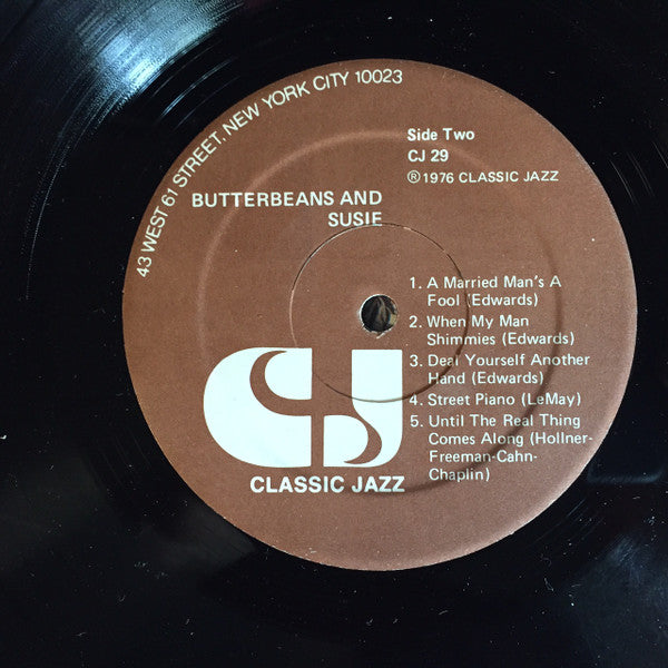 Butterbeans & Susie : Butterbeans & Susie (LP, Album)