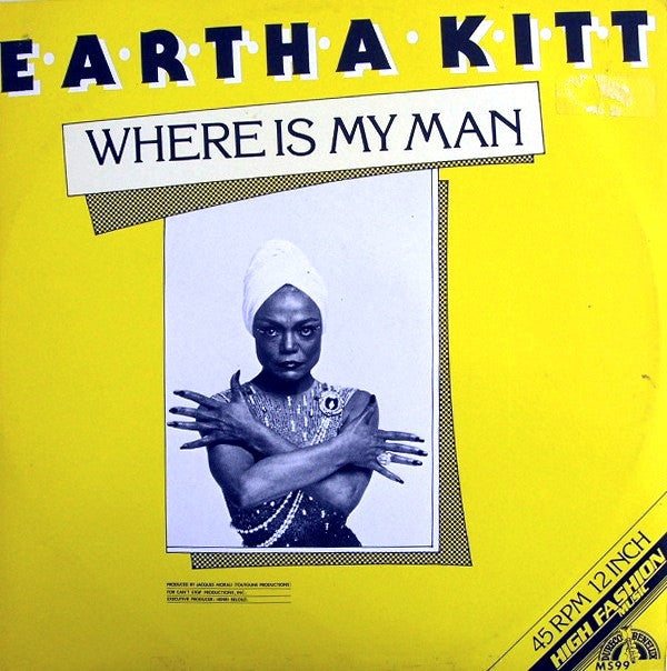 Eartha Kitt : Where Is My Man (12")