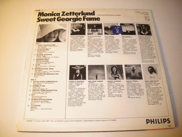 Monica Zetterlund : Sweet Georgie Fame (LP, Album, RE)