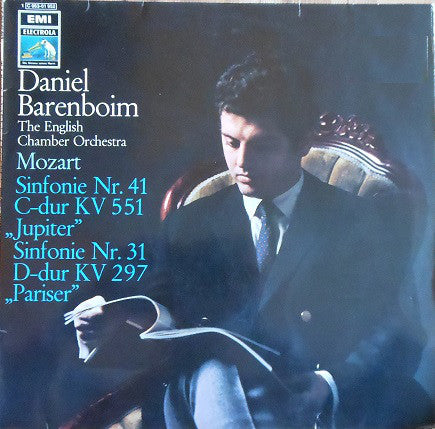 Wolfgang Amadeus Mozart - Daniel Barenboim, English Chamber Orchestra : Sinfonie Nr. 41 C-Dur KV 551 "Jupiter" / Sinfonie Nr. 31 D-Dur KV 297 "Pariser" (LP)