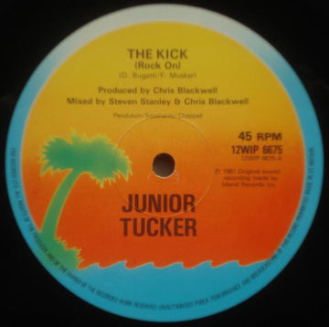 Junior Tucker / Compass Point All Stars : The Kick (Rock On) / Peanut Butter (12", Single)