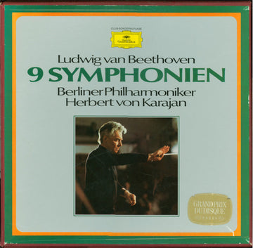 Ludwig van Beethoven - Berliner Philharmoniker, Herbert von Karajan : 9 Symphonien (7xLP, Club, RE + Box)