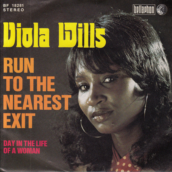 Viola Wills : Run To The Nearest Exit (7")