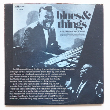 Earl Hines & Jimmy Rushing : Blues & Things (LP, Album)