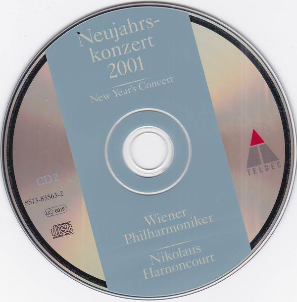 Wiener Philharmoniker, Nikolaus Harnoncourt : Neujahrskonzert 2001 · New Year’s Concert (2xCD, Album)