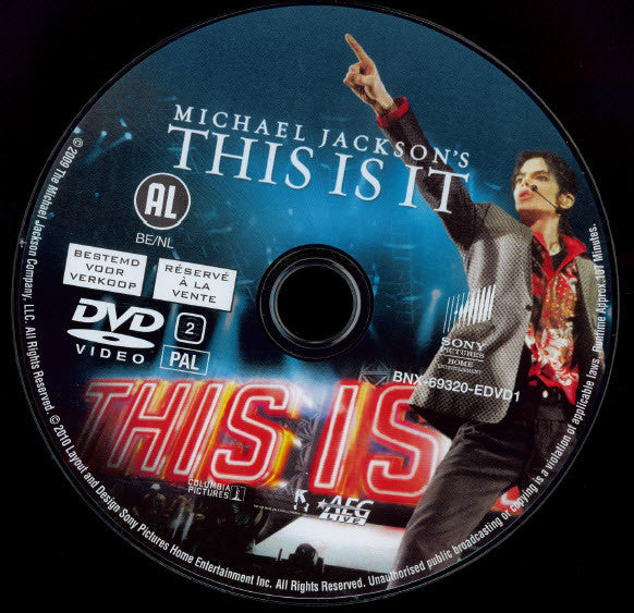 Michael Jackson : This Is It (DVD-V, PAL)