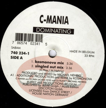 C-Mania : Dominating (12")