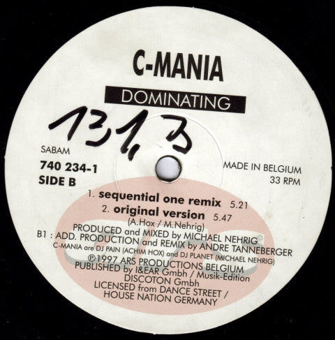 C-Mania : Dominating (12")