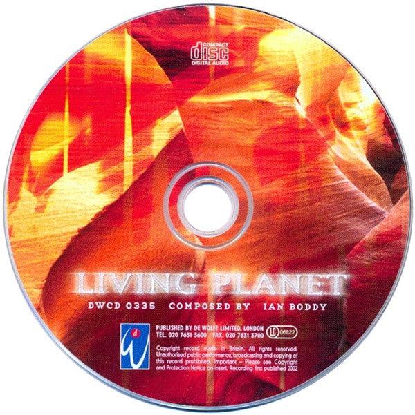 Ian Boddy : Living Planet (CD, Album)